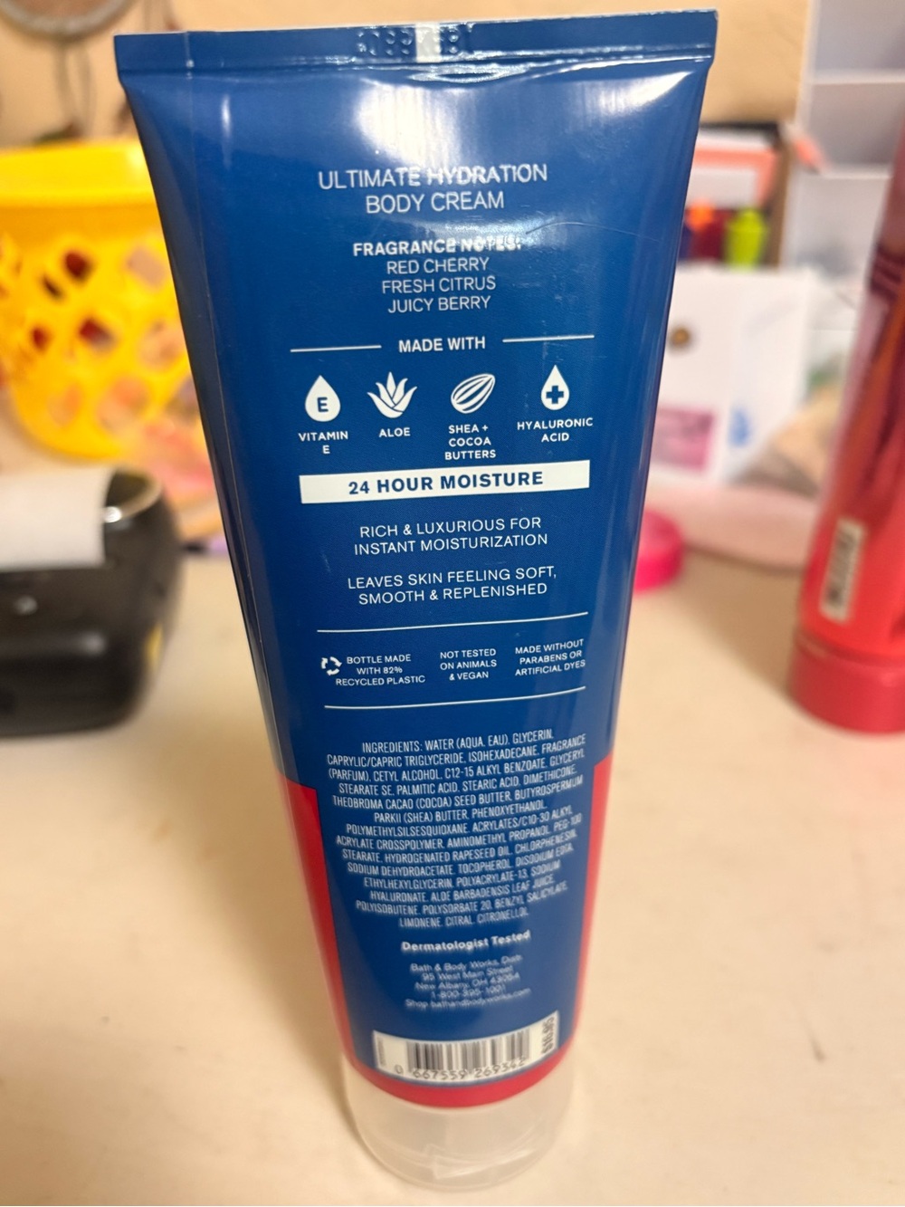 Bath & Body Works Firecracker Pop Body Cream - Red/Blue/White - Picture 3 of 3